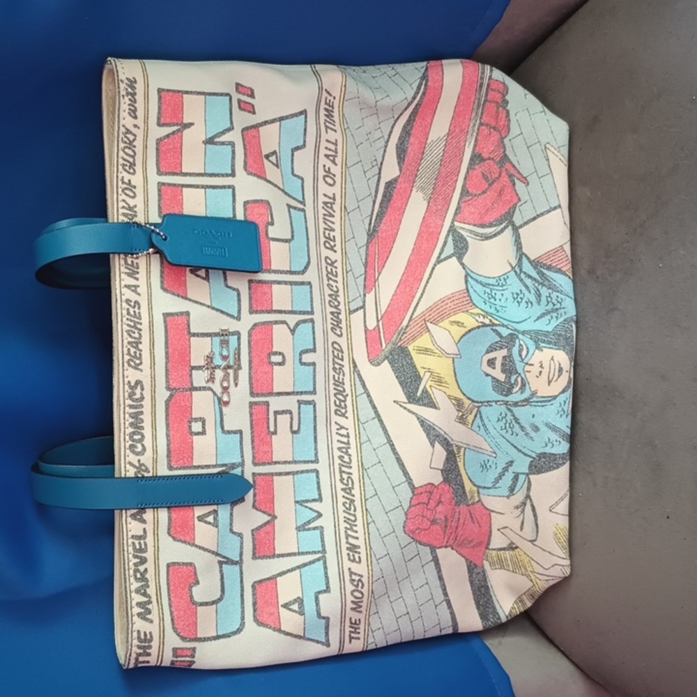 Coach Captain America tote